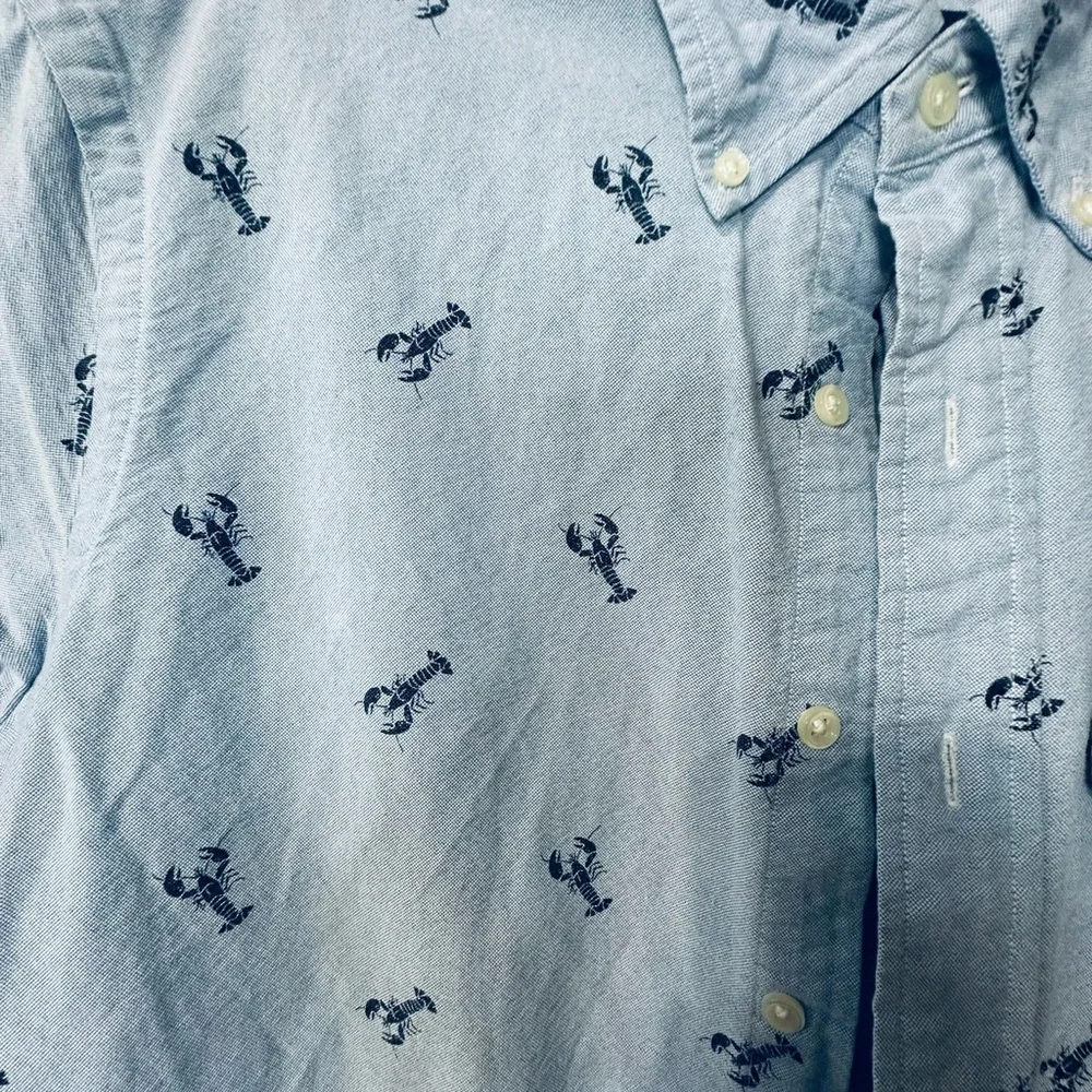 Ralph Lauren Light Blue Lobster Pattern Shirt - Picture 3 of 5